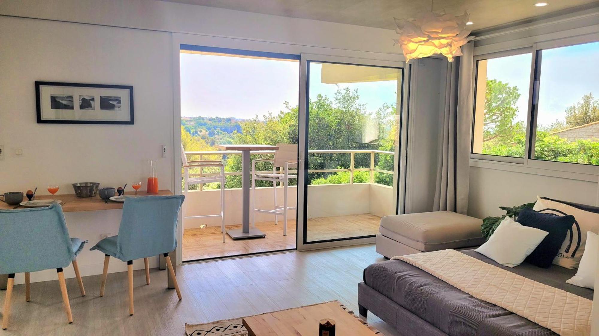 Studio Climatise, Vue Imprenable-Wifi Vence Exterior foto